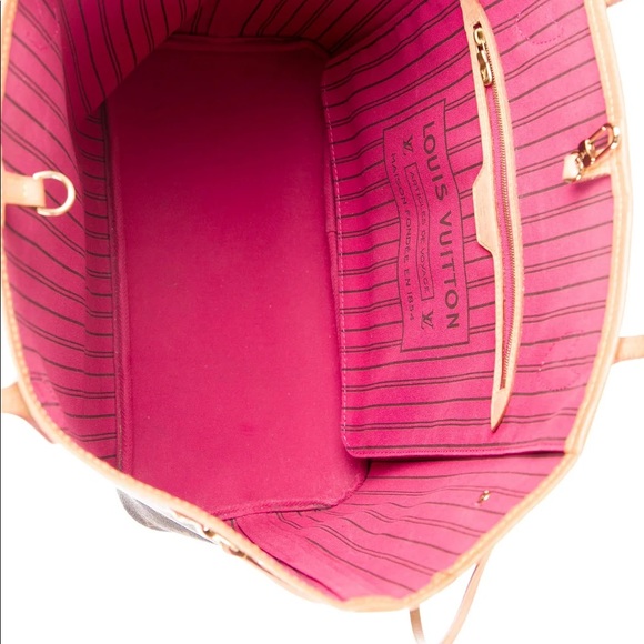 Louis Vuitton neverfull. Size mm hot pink! - Picture 2 of 2